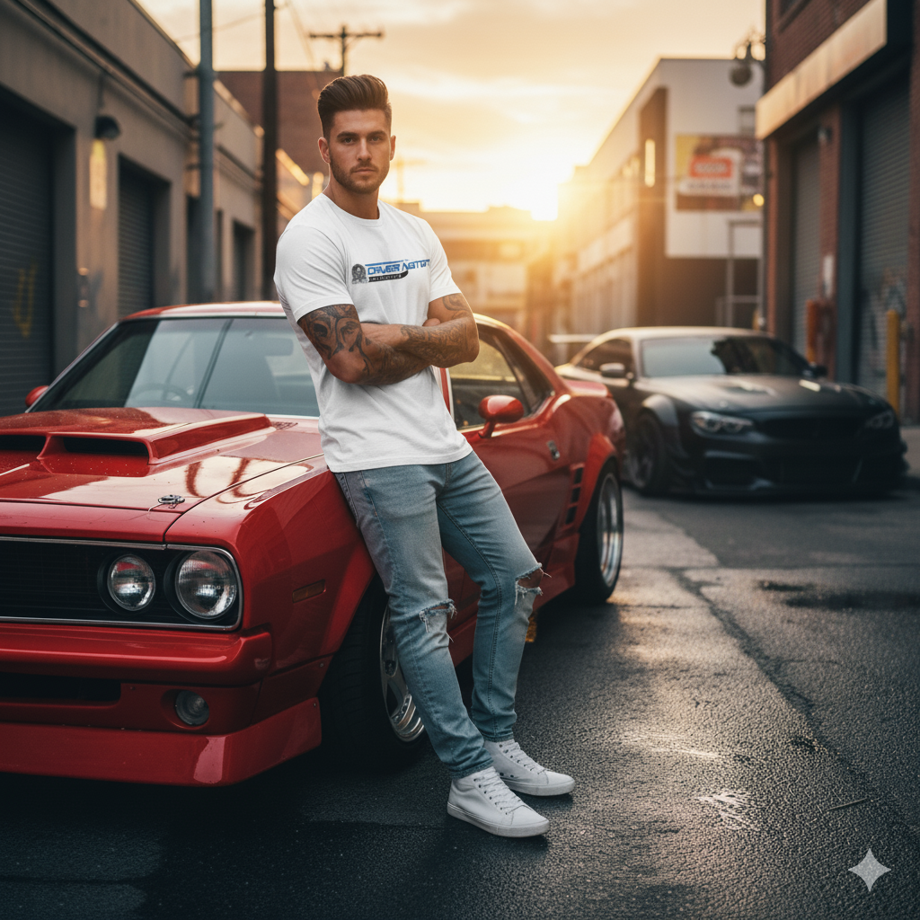 Driver Nation Australia Adult Staple Tee