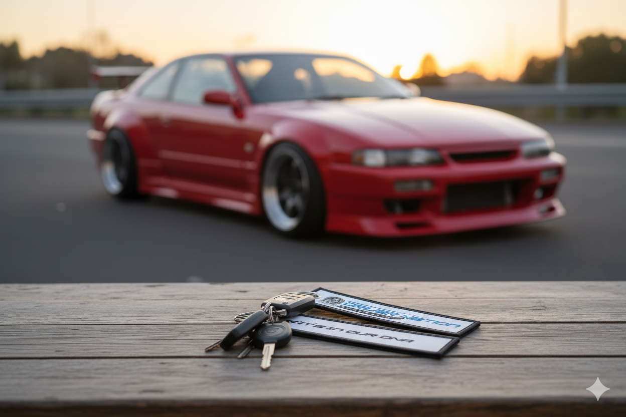 Driver Nation Australia Jet Tags - White