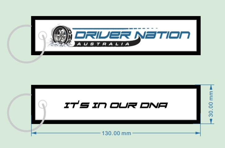 Driver Nation Australia Jet Tags - White